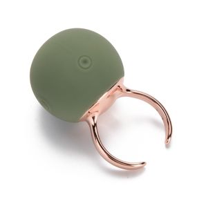 Вибратор-кольцо Sweet Em для клитора, зелёный, 2.7 х 4.5 х 2 см sexstyle