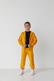 Дитячий спортивний костюм для хлопчика жовтий р.128 439063
