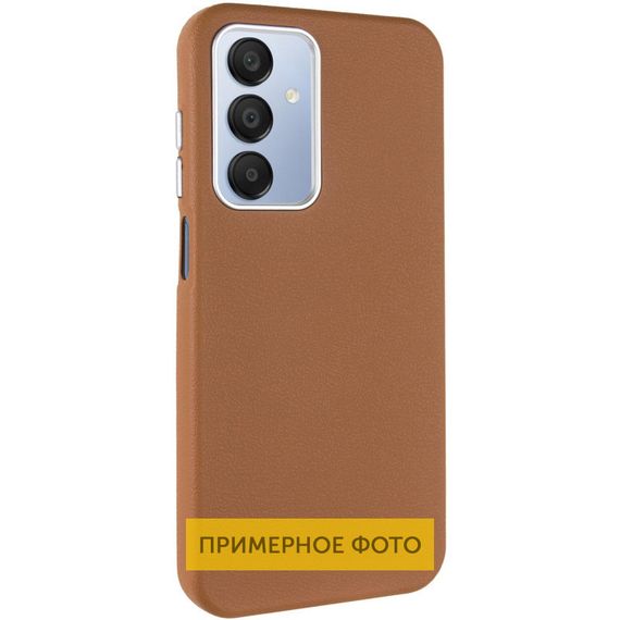 Шкіряний чохол Leather Case Metal Buttons для Xiaomi Redmi A3 Brown