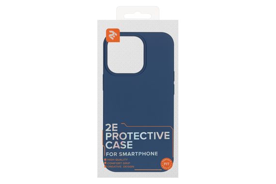 Чехол 2Е Basic для Apple iPhone 13 Pro, Liquid Silicone, Cobalt Blue (2E-IPH-13PR-OCLS-CB) | Зображення 1