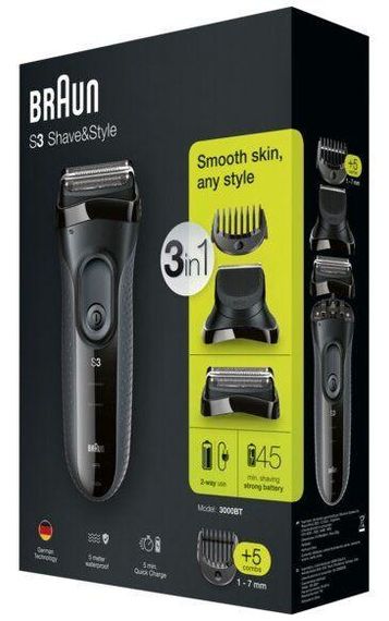 Електробритва Braun Series 3 3000 Вт 6328046 сіра | Зображення 3