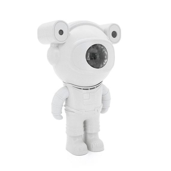 Ночник-проектор YT-422 Космонавт+ Bluetooth стовпчик, White, Box