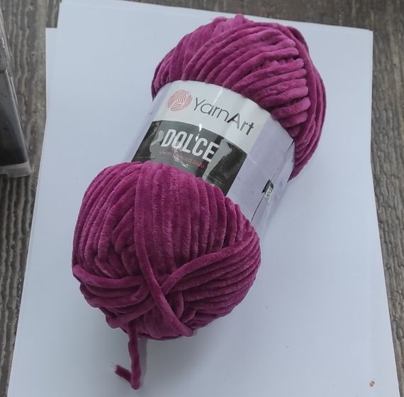 YarnArt Dolce 766 ярнарт дольче плюшева пряжа для в'язання | Зображення 2