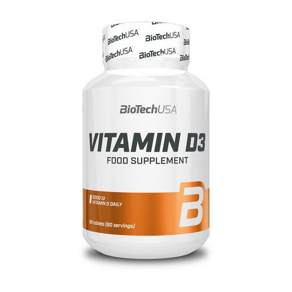 Вітамін Д3 BioTechUSA Vitamin D3 60 таблеток