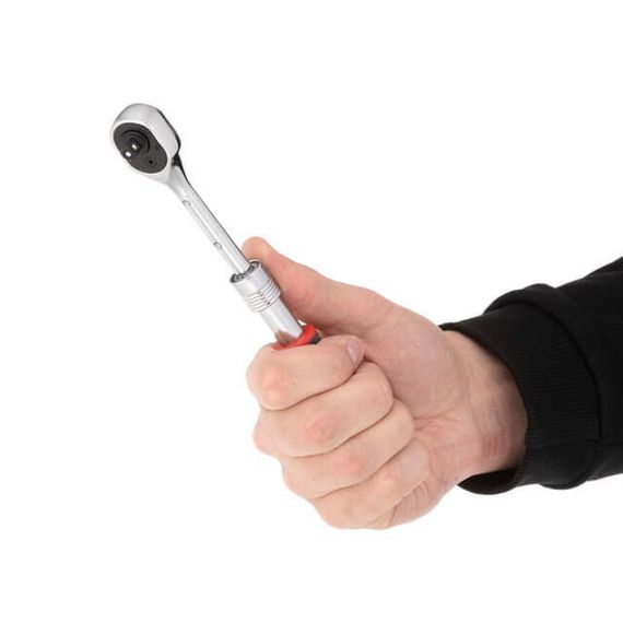 Рукоятка STORM, 1/4", 72 зуба, Cr-V INTERTOOL ET-8004 | Зображення 5