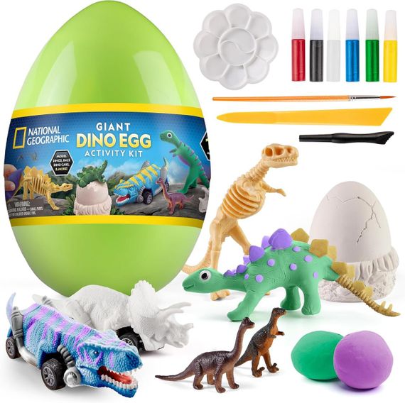 Набір для творчості STEM Гігантське яйце динозавра National Geographic Giant Dinosaur Egg Arts and Crafts Activity Kit