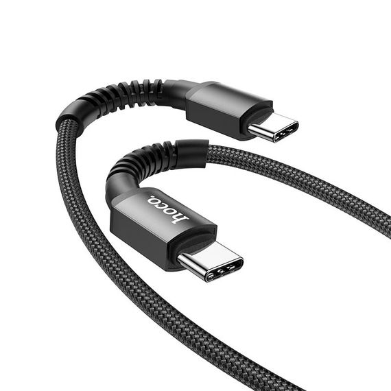 Дата кабель Hoco X71 "Especial" Type-C to Type-C 60W (1m) Черный | Зображення 1