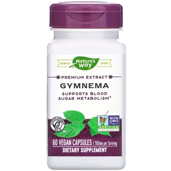 Джимнема сильвестра Nature's Way Gymnema 60 Veg Caps NWY-63700