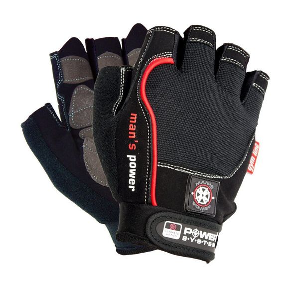 Рукавички для фітнесу Power System PS-2580 Man’s Power Black M