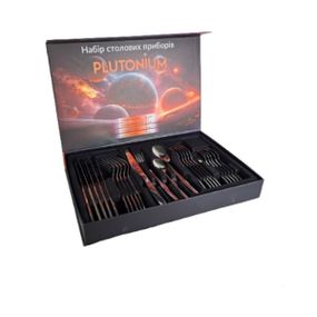 Набор столовых приборов Plutonium 24 шт. GT-SFKS02-24 GUSTO