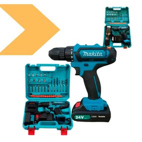 Аккумуляторная дрель-шуруповёрт Makita DF330DWE, 24В, набор инструментов (42584-MAKITA-24w_1110)
