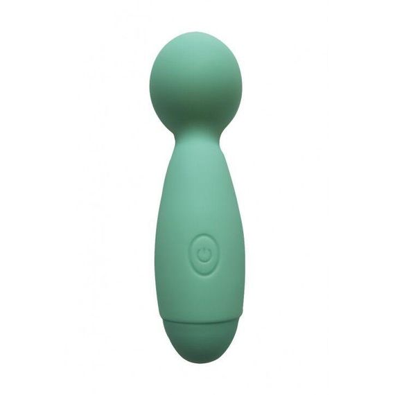 Мини-вибромассажер Wooomy Smally Mini Wand Turquoise, Бирюзовый