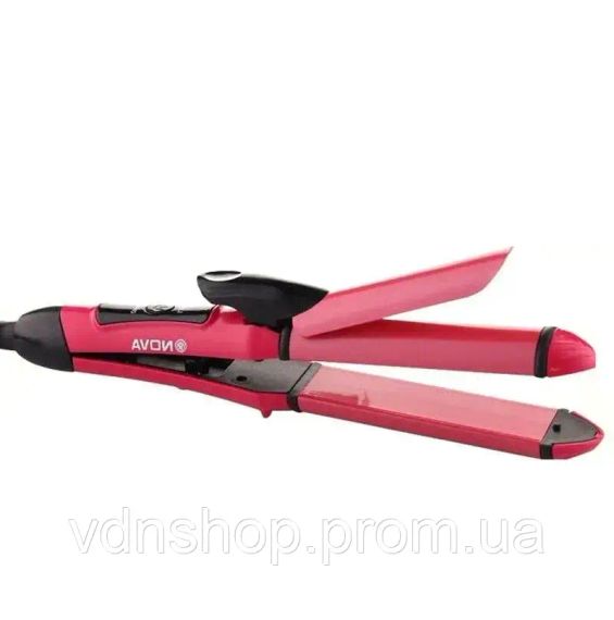 Плойка-утюжок для волос Nova 2in 1 Beauty Set NHC-2009 Распродажа | Зображення 1