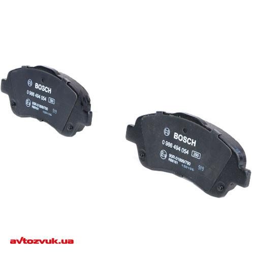 Тормозные колодки Bosch дисковые передние TOYOTA Avensis/Corolla Verso ''F ''>>06 0986494054