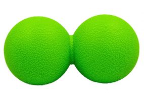 Масажний м'ячик EasyFit TPR подвійний 12х6 см зелений (EF-2175-GN)