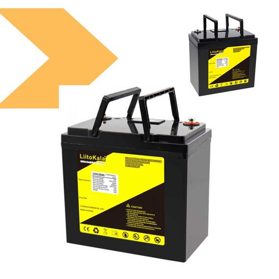 LiFePO4 акумулятор 12V 150Ah з BMS smart LiitoKala (46726-_11048) | Зображення 1