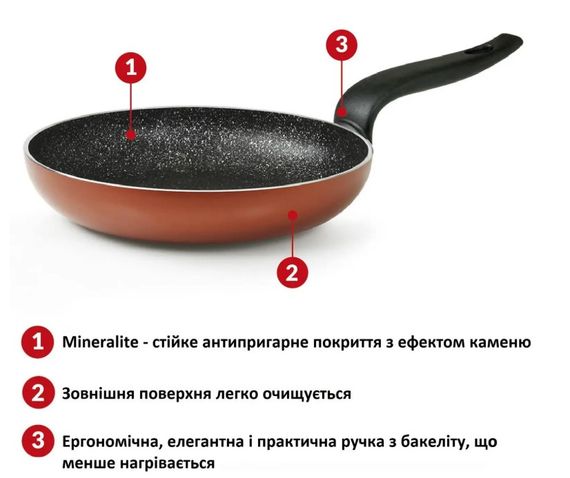 Сковорода Flonal Pepita Granit 28 см (PGFPS2850) | Зображення 6