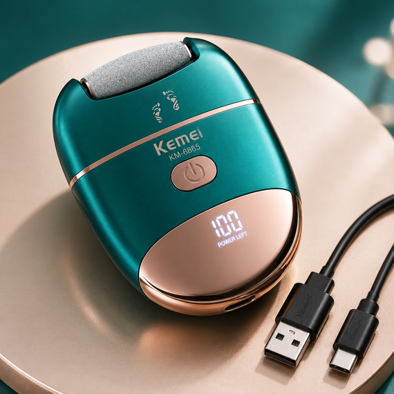 Електрична пемза для ніг Kemei KM-6865 | Зображення 1