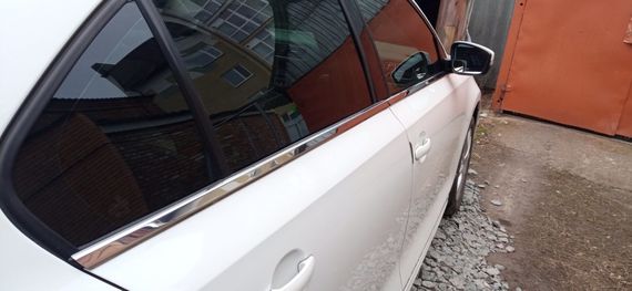 Нижні молдинги вікон (6 шт, нерж.) OmsaLine - Італійська нержавійка для Volkswagen Jetta 2011-2018 рр | Зображення 1