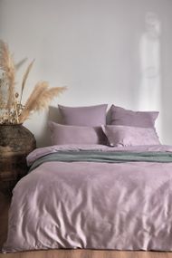 Постельное белье Limasso Jacquard Ranforse 200 х 220 см Kelebek Violet
