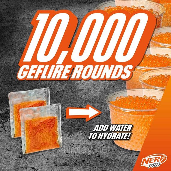 Бластер NERF Gelfire Raid Blaster Дробовик Нерф Про Гельфайр Рейд кульки орбізи Оригінал Hasbro | Зображення 5