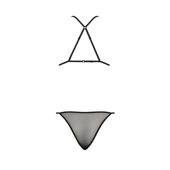 Ажурний боді Passion AZALIA BODY S/M, black | Зображення 3