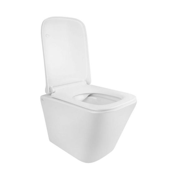 Унітаз підвісний Qtap Tern безободковий з сидінням Soft-close QT1733052ERW | Зображення 9