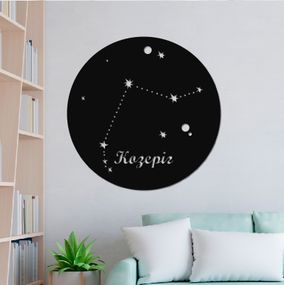 Панно декоративная картина на стену Знак зодиака Козерог LED 16 цветов телефон 300х300 acr-p000053