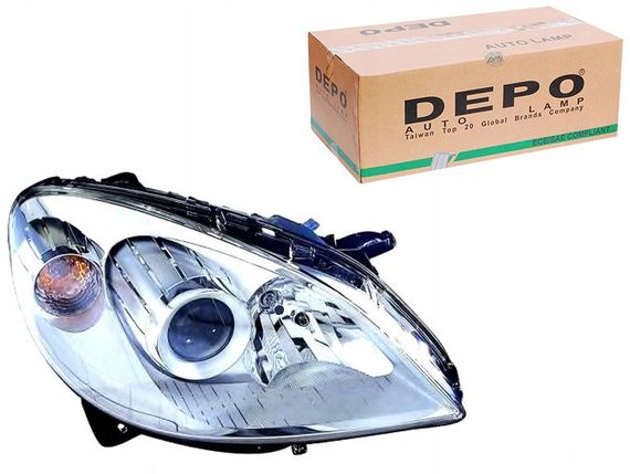 Фара Передняя Mercedes  W245  2005-2010 Правая H7/H7, Электро регулировка | Зображення 1