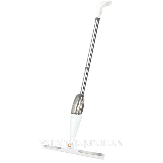 Швабра-скребок с распылителем и длинной металлической ручкой для мытья твердых поверхностей в доме и офисе HP-35015-23