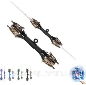 Світловий меч-спінер/ Реалістична світлова шабля з підсвічуванням RGB