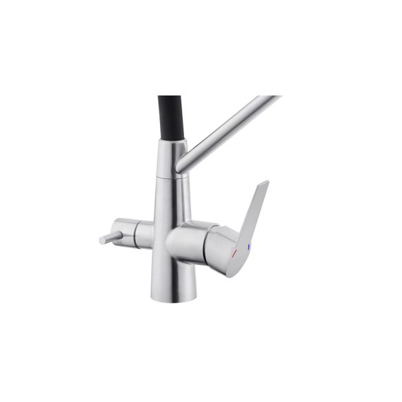 Змішувач для кухні з підключенням до фільтра Kroner KRP Edelstahl Klassisch - ESG03817BLK | Зображення 5
