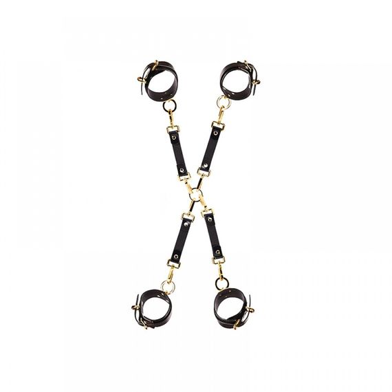 Хрестовина італійська шкіра Bondage Boutique leather Hogtie UPKO sexstyle | Зображення 5