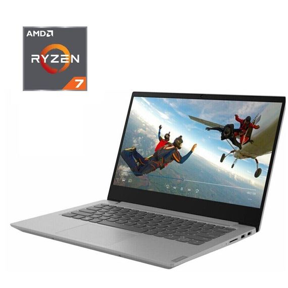 Ультрабук Б-клас Lenovo IdeaPad S340-14API / 14" (1920x1080) IPS / AMD Ryzen 7 3700U (4 (8) ядра по 2.3 - 4.0 GHz) / 8 GB DDR4 / 128 GB SSD / AMD Radeon RX Vega 10 Graphics / WebCam б/в
