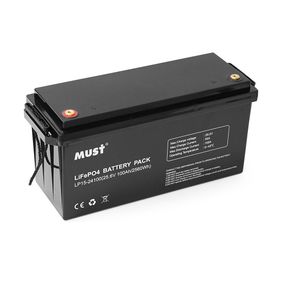 Акумуляторна батарея Must LiFePO4 LP15-24100 25.6V 100Ah, 2, 56kWh, BMS50A@4S