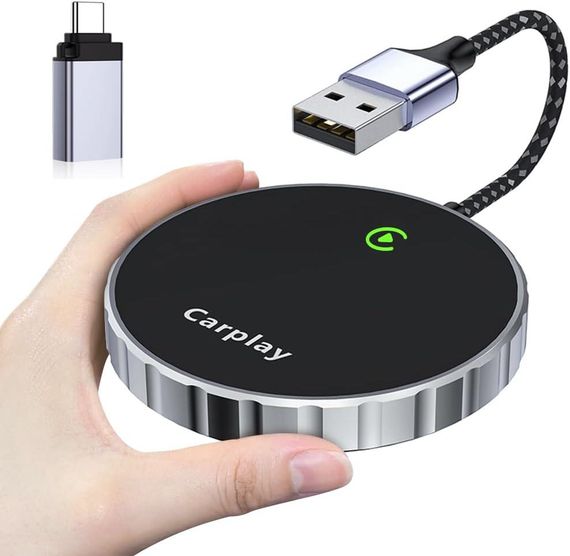 Бездротовий адаптер CarPlay Bluetooth Magic Link — перехідник для Apple CarPlay, сумісний з більшістю автомобілів