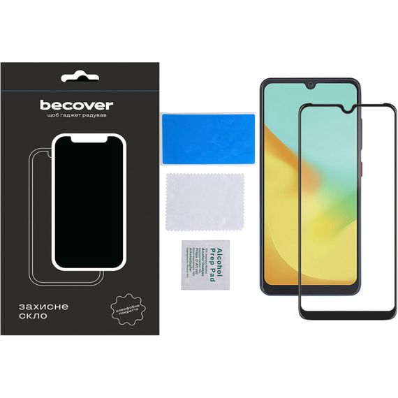 Скло захисне BeCover ZTE Blade A54 Black (710628) | Зображення 3