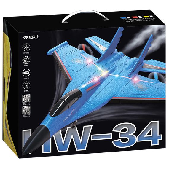 Літак на радіокеруванні SCHE HW37 New Foam Blue | Зображення 5