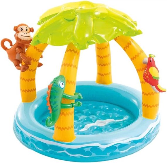 Басейн надувний TROPICAL ISLAND 58417 Різнокольоровий shop (6941057422633) | Зображення 1