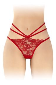 Трусики з відкритою попкою Fashion Secret Nadia Red