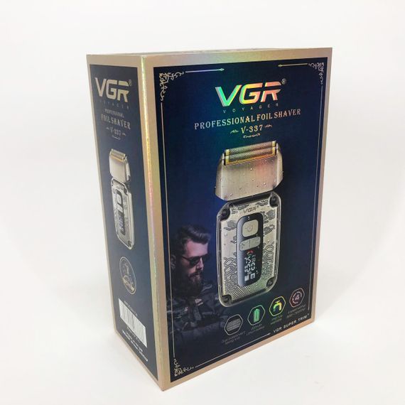 Електробритва VGR V-337 шейвер для вологого та сухого гоління, бритва для бороди, тример механічний | Зображення 9