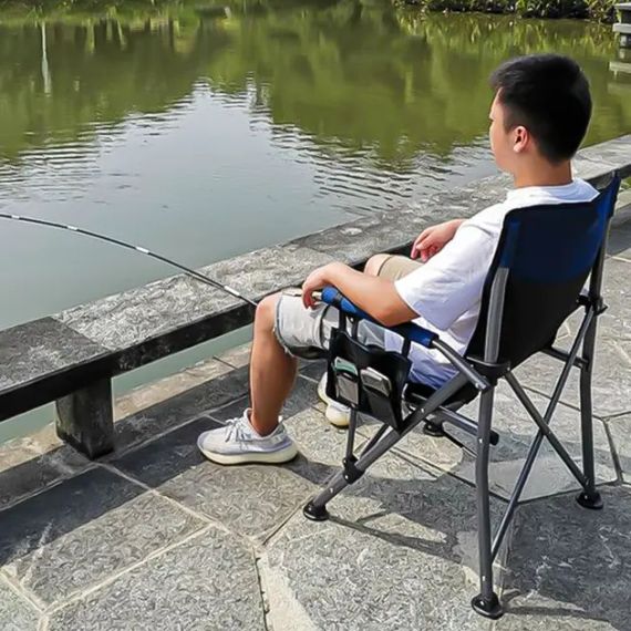 Розкладне крісло Lesko S4577 98*56*58 см туристичне | Зображення 2