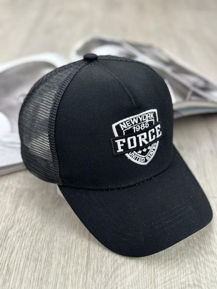 Кепка тракер із сіточкою Forge NY  Чорний з жовтим  56-61р (8094) | Зображення 3