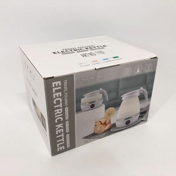 Электрочайник складной Travel Folding 600 мл, Хороший электрический чайник. UG-143 Цвет: белый | Зображення 2