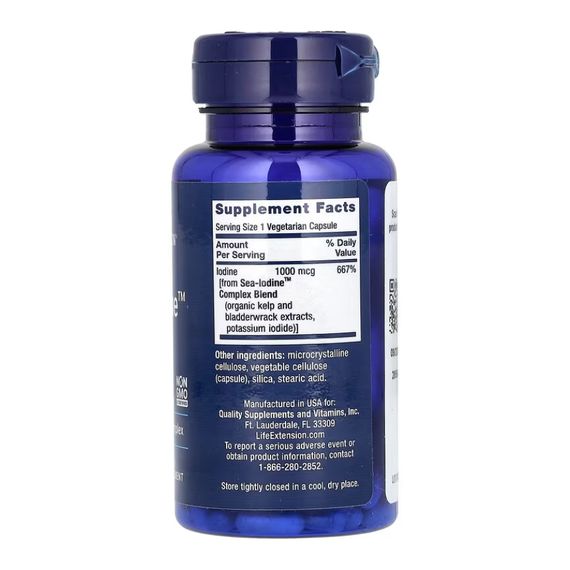 Sea-Iodine™ 1000mcg - 60 vcaps | Зображення 1