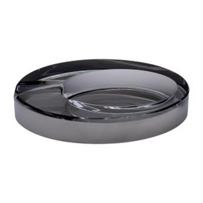 Скляна попільничка для сигарет 13х7.5х2.5 см попільничка декоративна настільна Сіра HP-4-135