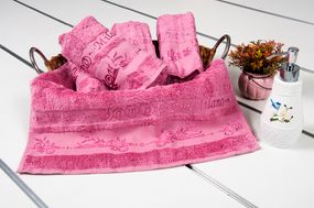 Рушник Romeo Soft 10575 Туреччина 50*90 см  Бамбук Рожевий