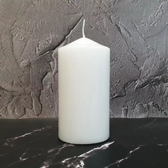 Свічка столова циліндр Bispol AURA Candles sw60/100-090 Білий | Зображення 7