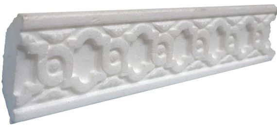 Потолочный плинтус Simja 4018 с орнаментом 32x32x1300 мм