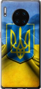 Чехол на Huawei Mate 30 Pro Флаг и герб Украины 1 "375u-1796-17620"